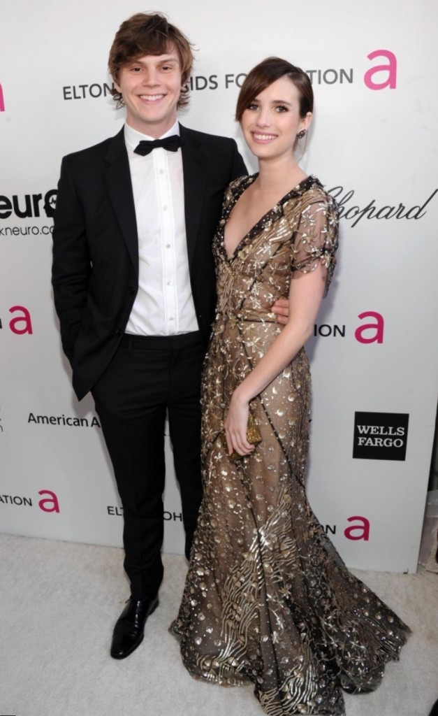 Emma Roberts and Evan Peters