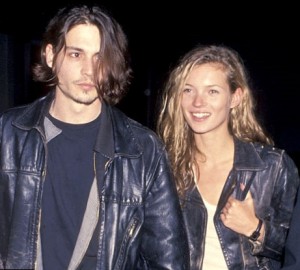 Johnny Depp and Kate Moss