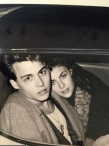 Johnny Depp and Sherilyn Fenn