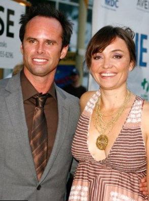 Walton Goggins and Nadia Conners Walton Goggins