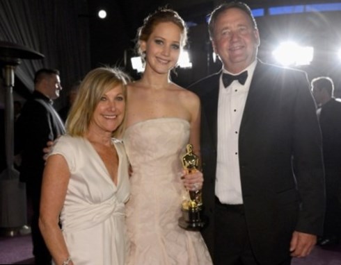 Jennifer Lawrence father, mother Jennifer Lawrence Parents
