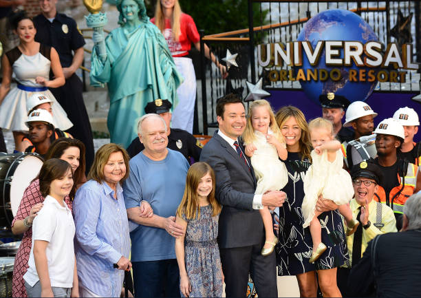 Jimmy Fallon's whole family