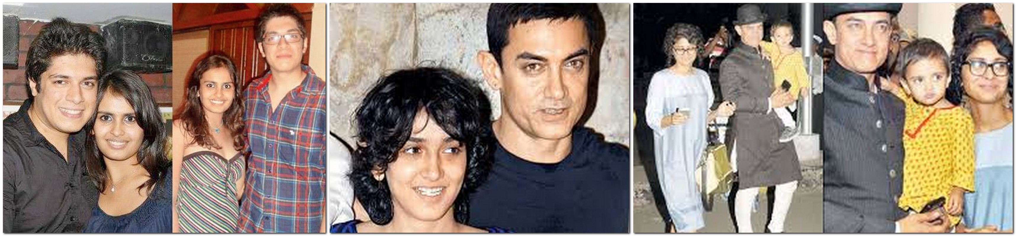 Aamir Khan Children Junaid Khan (son with Reena Dutta) Ira Khan (daughter with Reena Dutta) Azad Rao Khan (son with Kiran Rao)