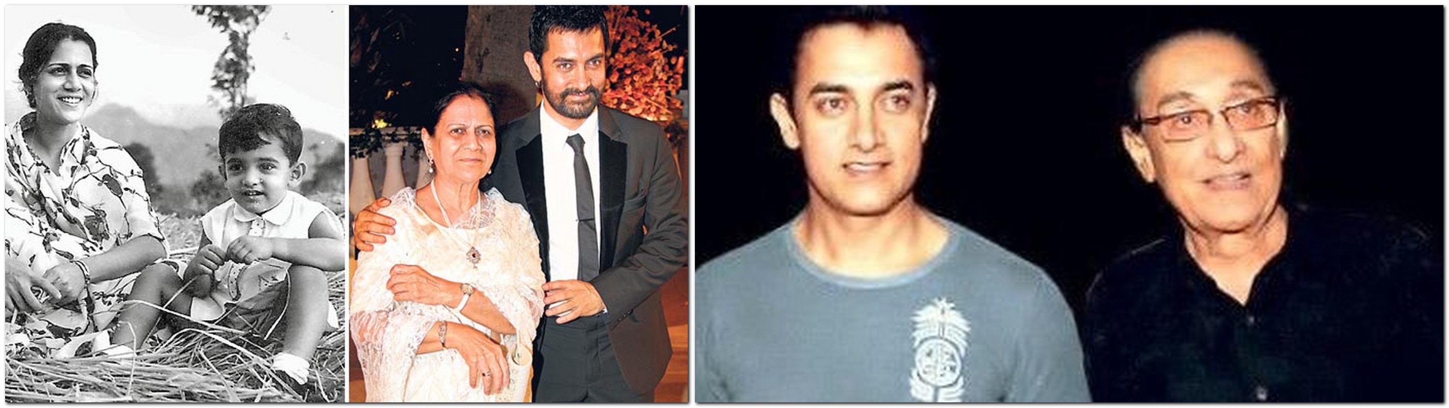 Tahir Hussain (father), Zeenat Hussain (mother) Aamir Khan Parents