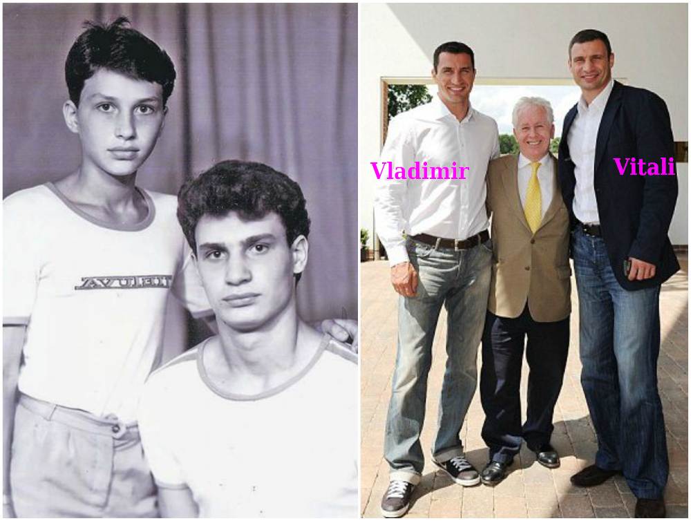 Vitali Klitschko and Vladimir Klitschko Vitali Klitschko`s height. weight and age