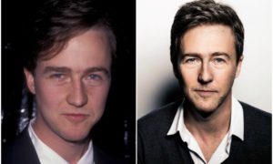 Edward Norton`s eyes and hair color