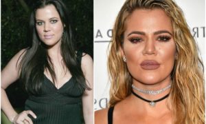 Khloe Kardashian eyes and hair color
