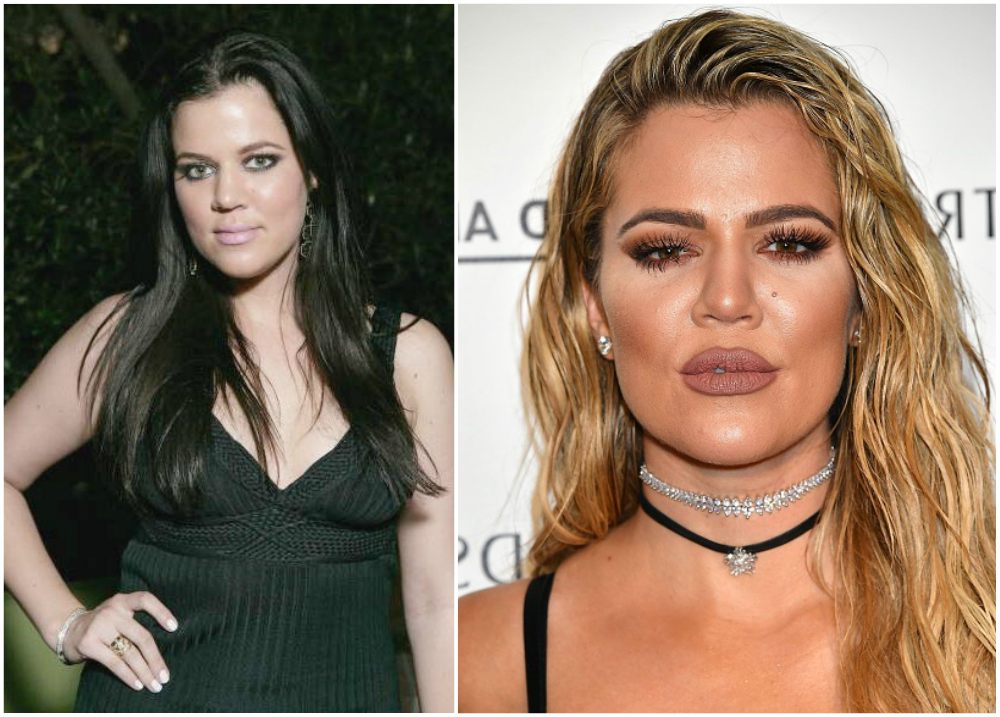 Khloe Kardashian`s eyes color - light brown and hair color - dark brown Khloe Kardashian`s eyes and hair color