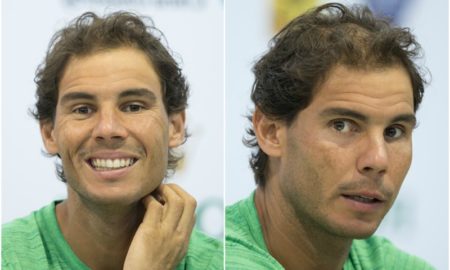 Rafael Nadal`s eyes and hair color
