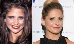 Sarah Michelle Gellar`s eyes and hair color