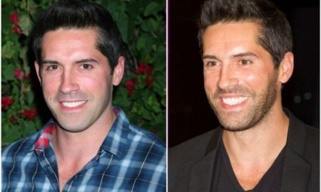 Actor Scott Adkins` eyes and hair color