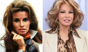Raquel Welch`s eyes and hair color
