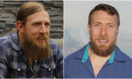 Wrestler Daniel Bryan`s eyes and hair color