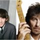 George Harrison`s eyes and hair color