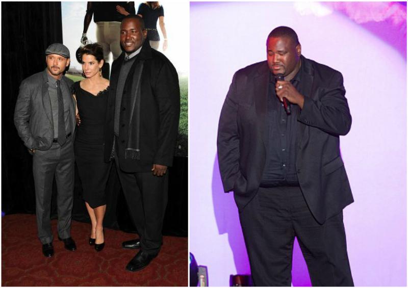 Quinton Aaron`s height - 6' 8" (203 cm) Quinton Aaron`s height, weight and age