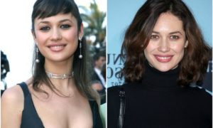 Olga Kurylenko`s eyes and hair color