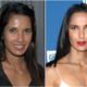 Padma Lakshmi`s eyes and hair color
