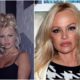 Pamela Anderson`s eyes and hair color