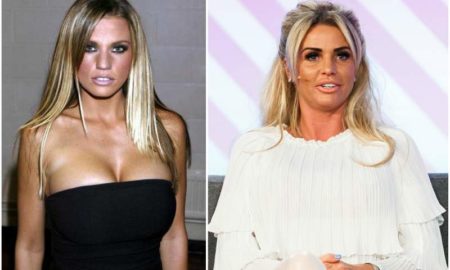 Katie Price`s eyes and hair color