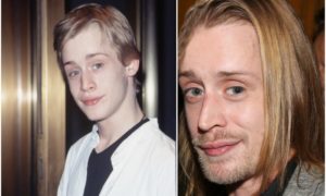 Macaulay Culkin`s eyes and hair color