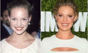 Katherine Heigl`s eyes and hair color