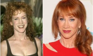 Kathy Griffin`s eyes and hair color