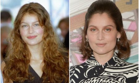 Laetitia Casta`s eyes and hair color