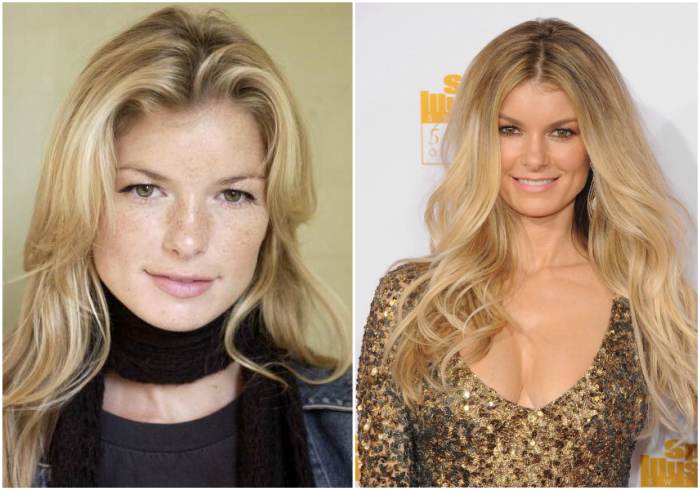 Marisa Miller`s eyes color - hazel and hair color - blonde Marisa Miller`s eyes and hair color