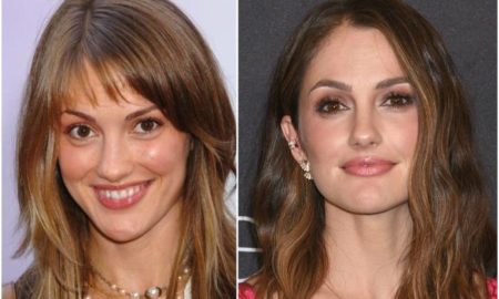 Minka Kelly`s eyes and hair color