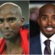 Mo Farah`s eyes and hair color