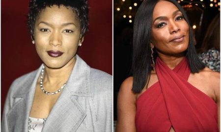 Angela Bassett's eyes and hair color