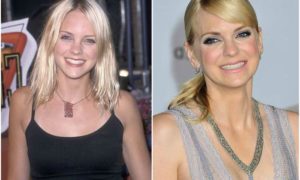 Anna Faris' eyes and hair color
