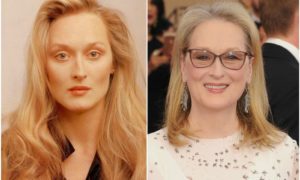 Meryl Streep's eyes and hair color