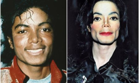 Michael Jackson's eyes and hair color