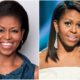 Michelle Obama`s eyes and hair color