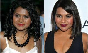 Mindy Kaling`s eyes and hair color
