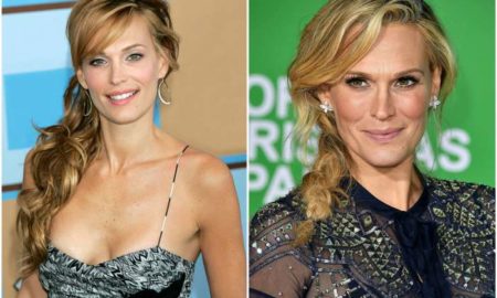 Molly Sims` eyes and hair color