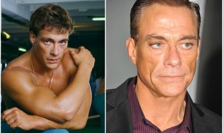 Jean-Claude Van Damme's eyes and hair color