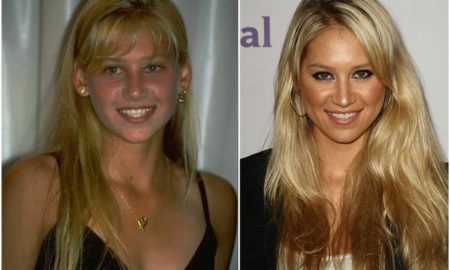 Anna Kournikova's eyes and hair color