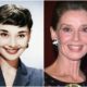 Audrey Hepburn's eyes and hair color