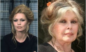 Brigitte Bardot's eyes and hair color