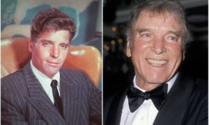 Burt Lancaster's eyes and hair color