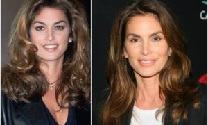 Cindy Crawford’s eyes and hair color
