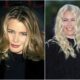 Claudia Schiffer's eyes and hair color