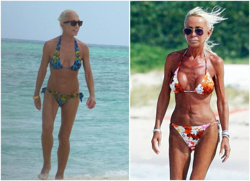 Donatella Versace's body Donatella Versace's height, weight and age