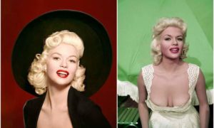Jayne Mansfield's eyes and hair color