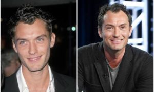 Jude Law's eyes and hair color
