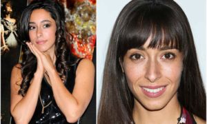 Oona Chaplin's eyes and hair color