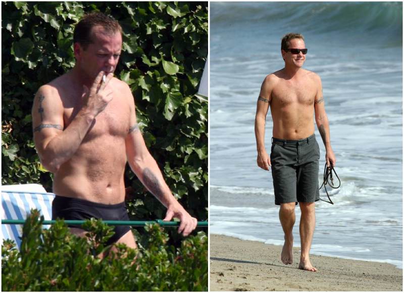 Kiefer Sutherland's body measurements Kiefer Sutherland's height, weight and body measurements