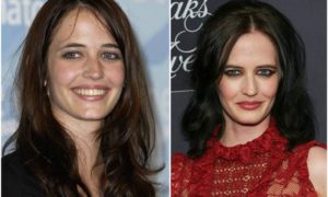 Eva Green's eyes and hair color
